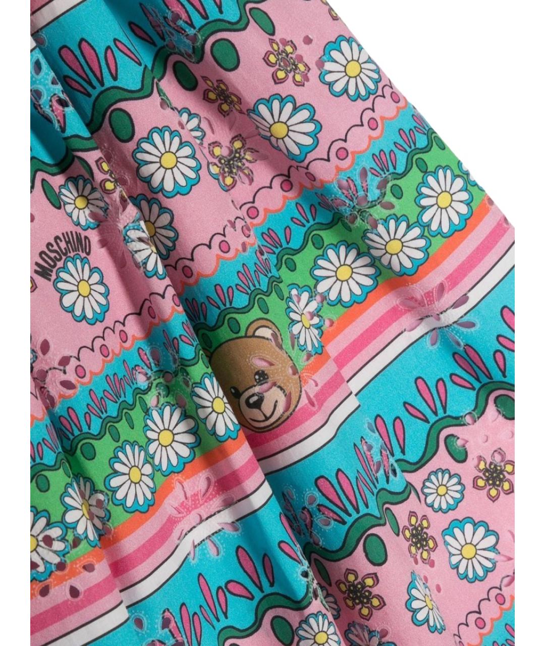 MOSCHINO Мульти хлопковая юбка, фото 3