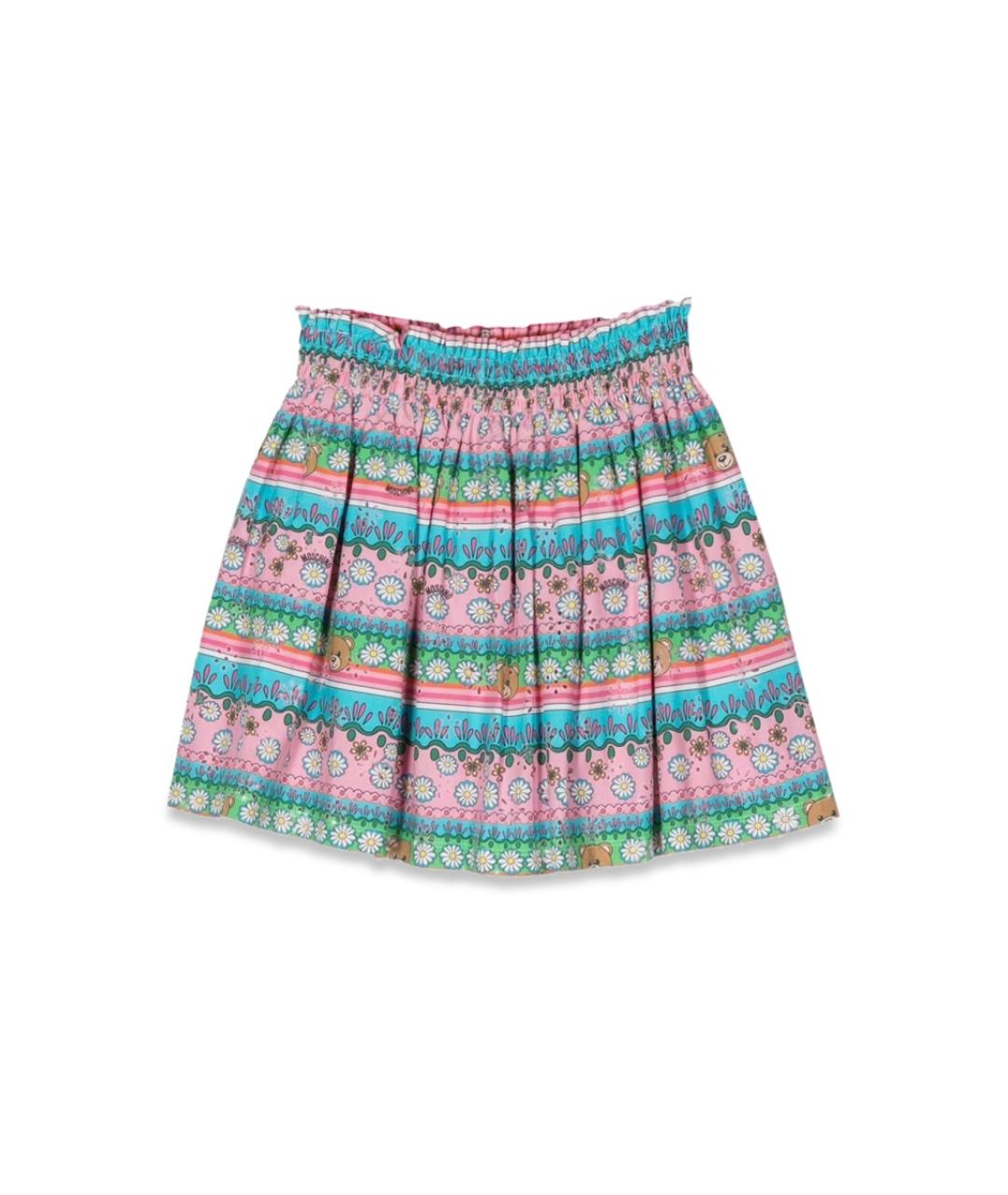 MOSCHINO Мульти хлопковая юбка, фото 2