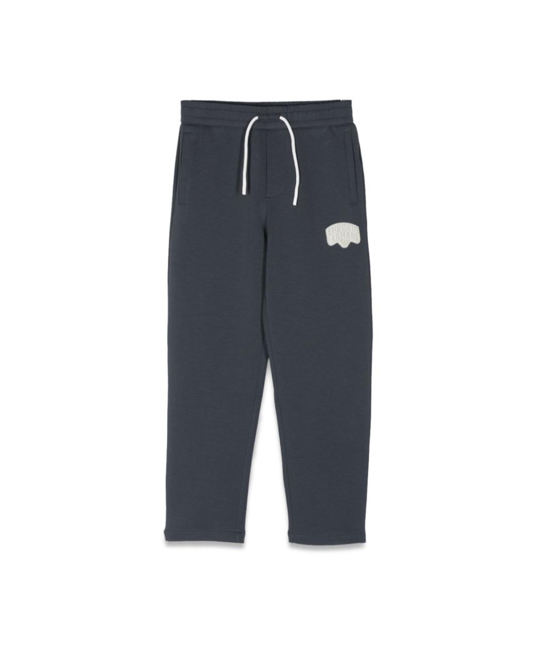 EMPORIO ARMANI Черные хлопковые брюки и шорты, фото 1
