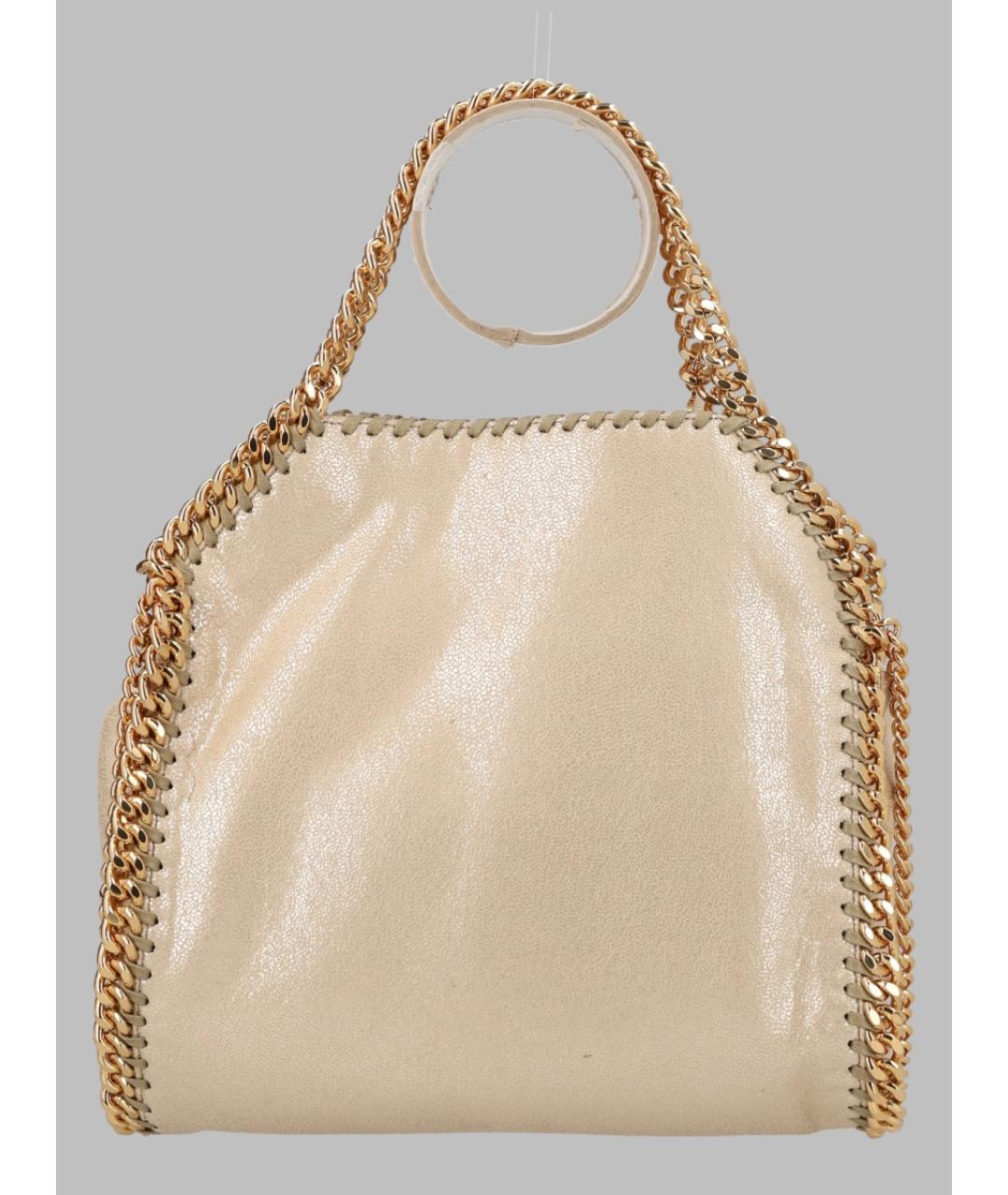 STELLA MCCARTNEY Бежевая сумка тоут из искусственной кожи, фото 2
