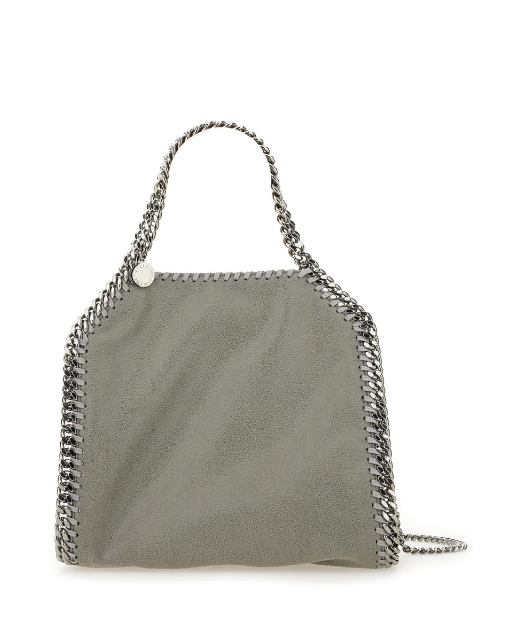 STELLA MCCARTNEY Серая сумка тоут из искусственной кожи, фото 1
