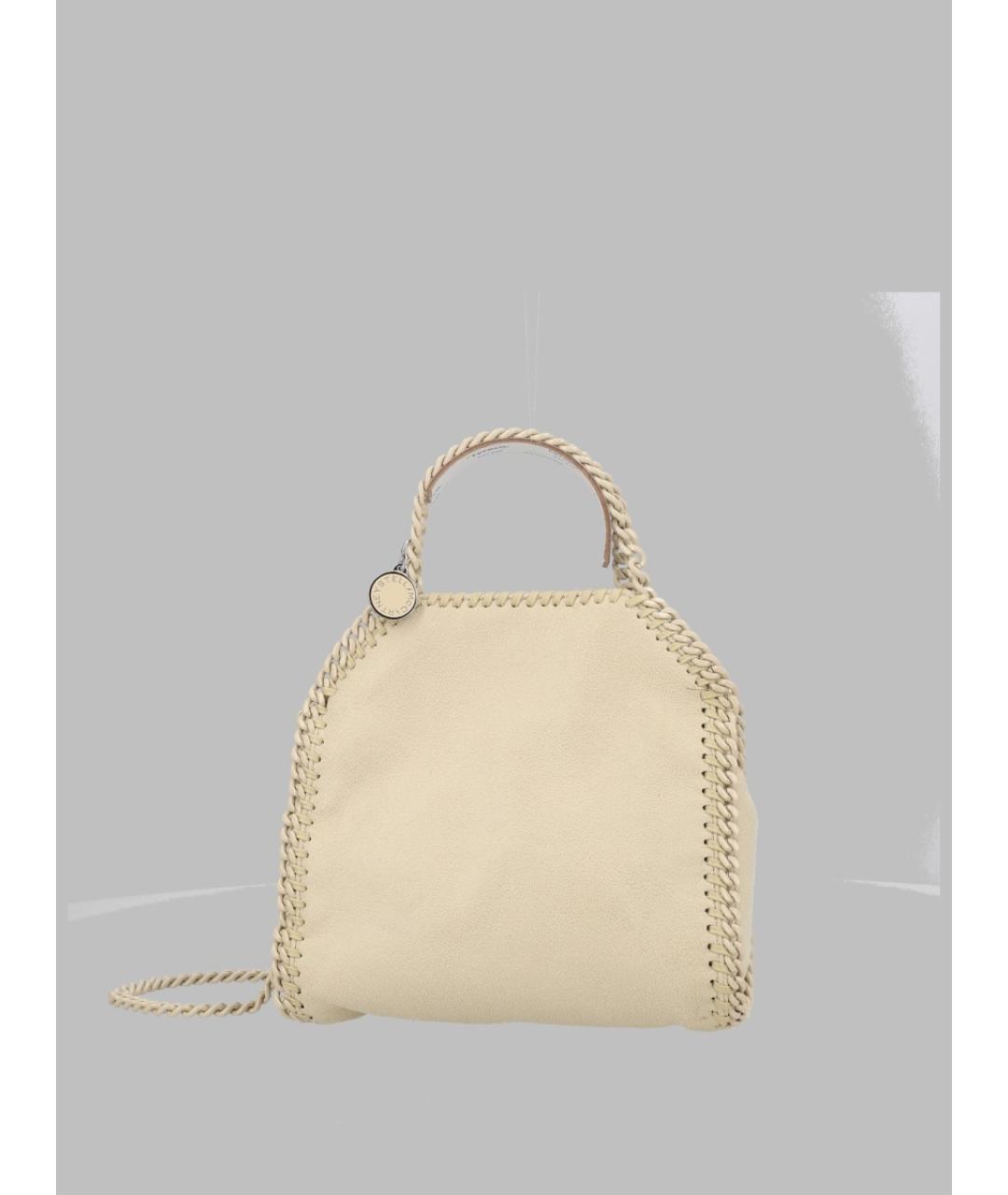 STELLA MCCARTNEY Бежевая сумка тоут из искусственной кожи, фото 3