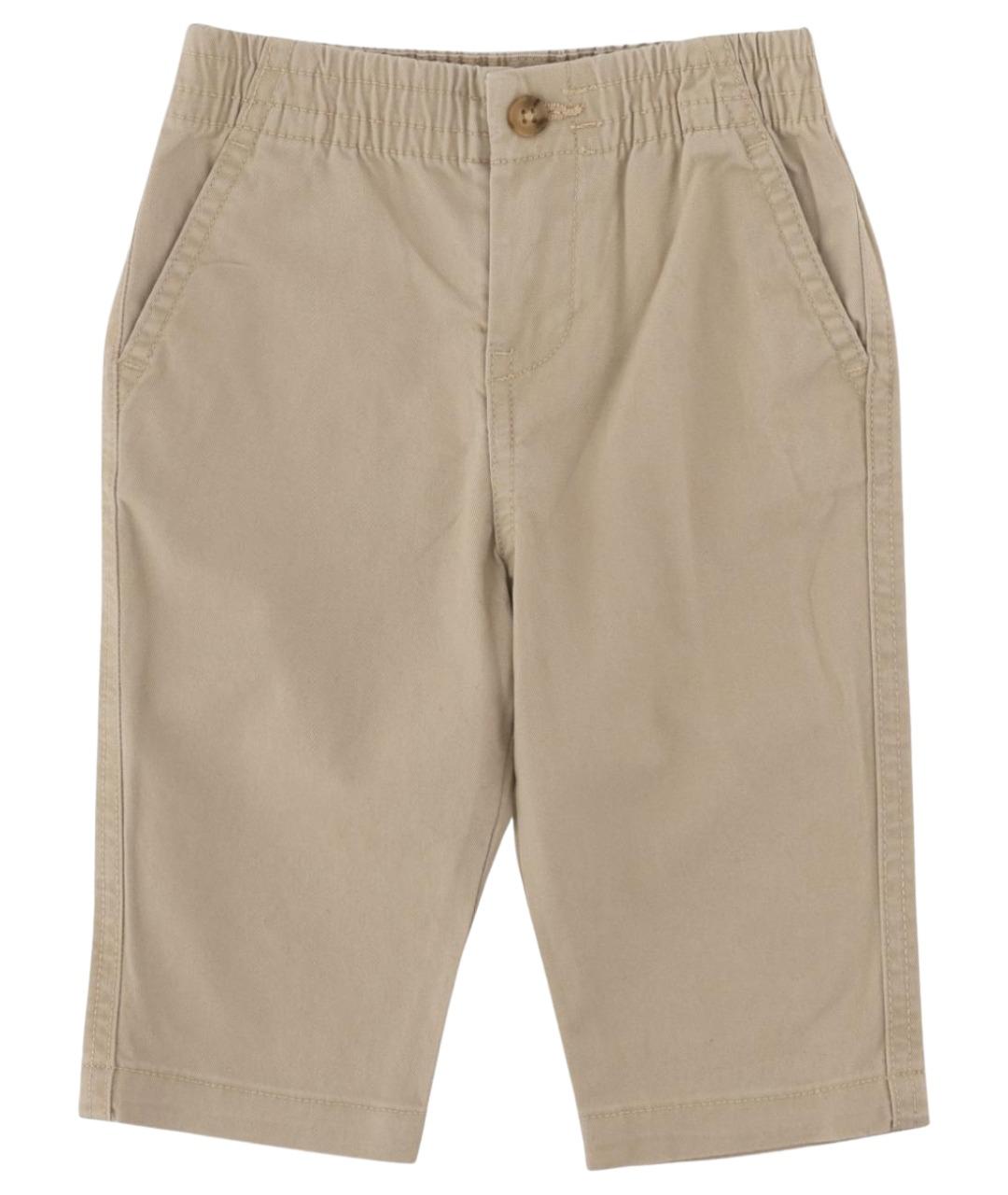 POLO RALPH LAUREN Бежевые хлопковые брюки и шорты, фото 1