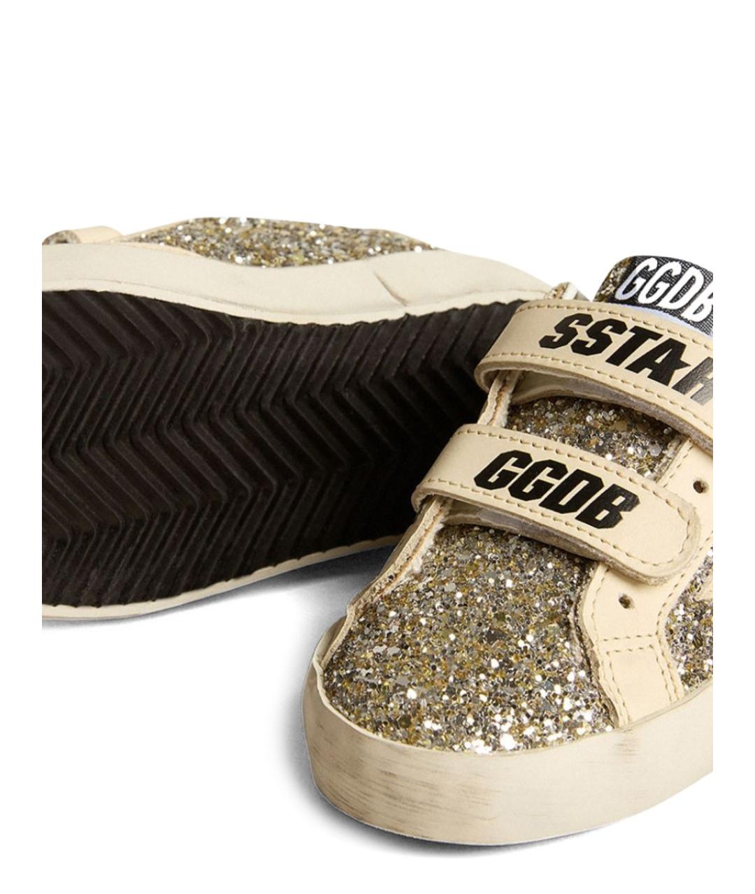 GOLDEN GOOSE Серебряные синтетические кеды, фото 8
