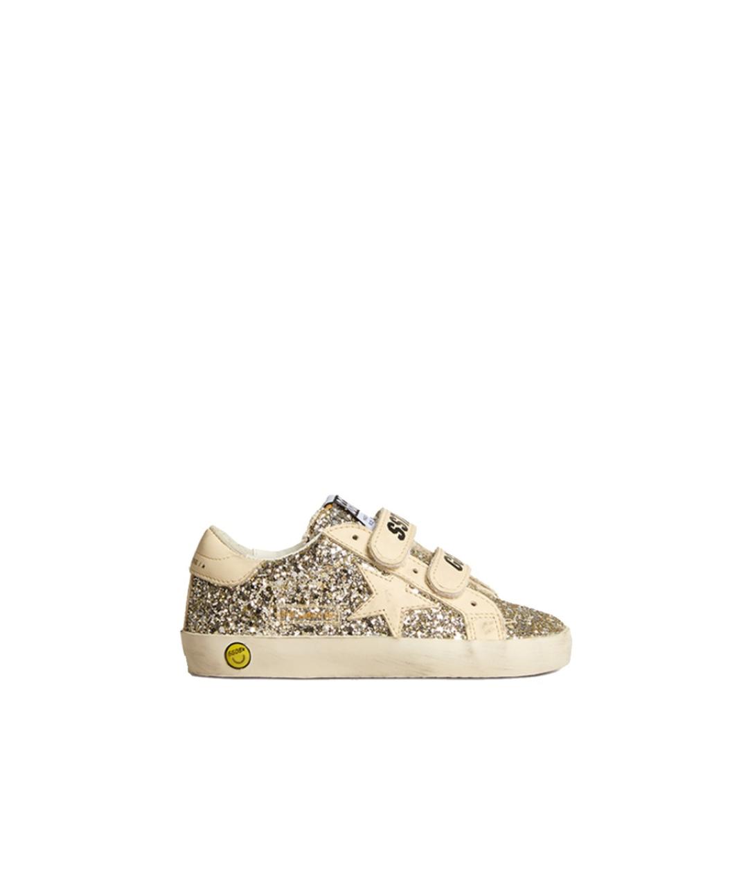 GOLDEN GOOSE Серебряные синтетические кеды, фото 9