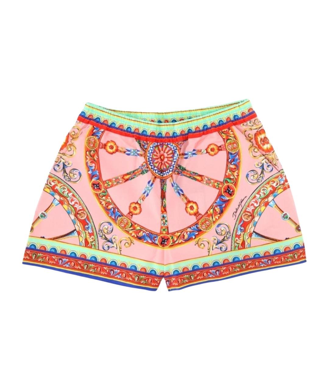 DOLCE&GABBANA Мульти хлопковые брюки и шорты, фото 1