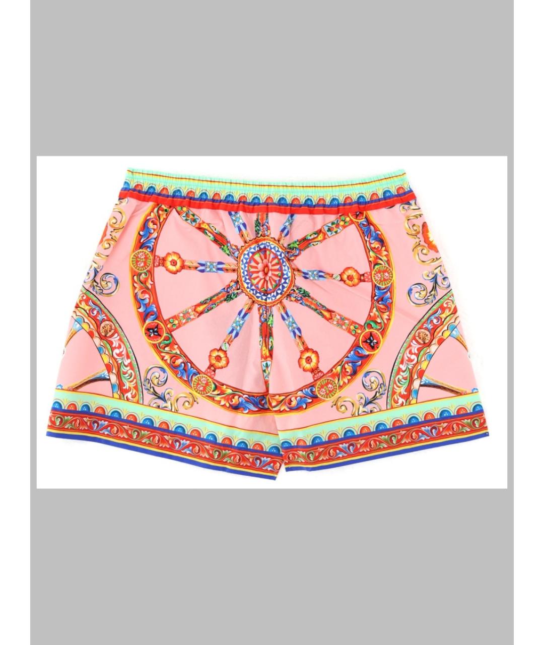 DOLCE&GABBANA Мульти хлопковые брюки и шорты, фото 2