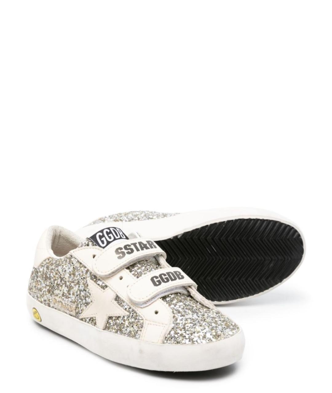 GOLDEN GOOSE Серебряные кеды, фото 6