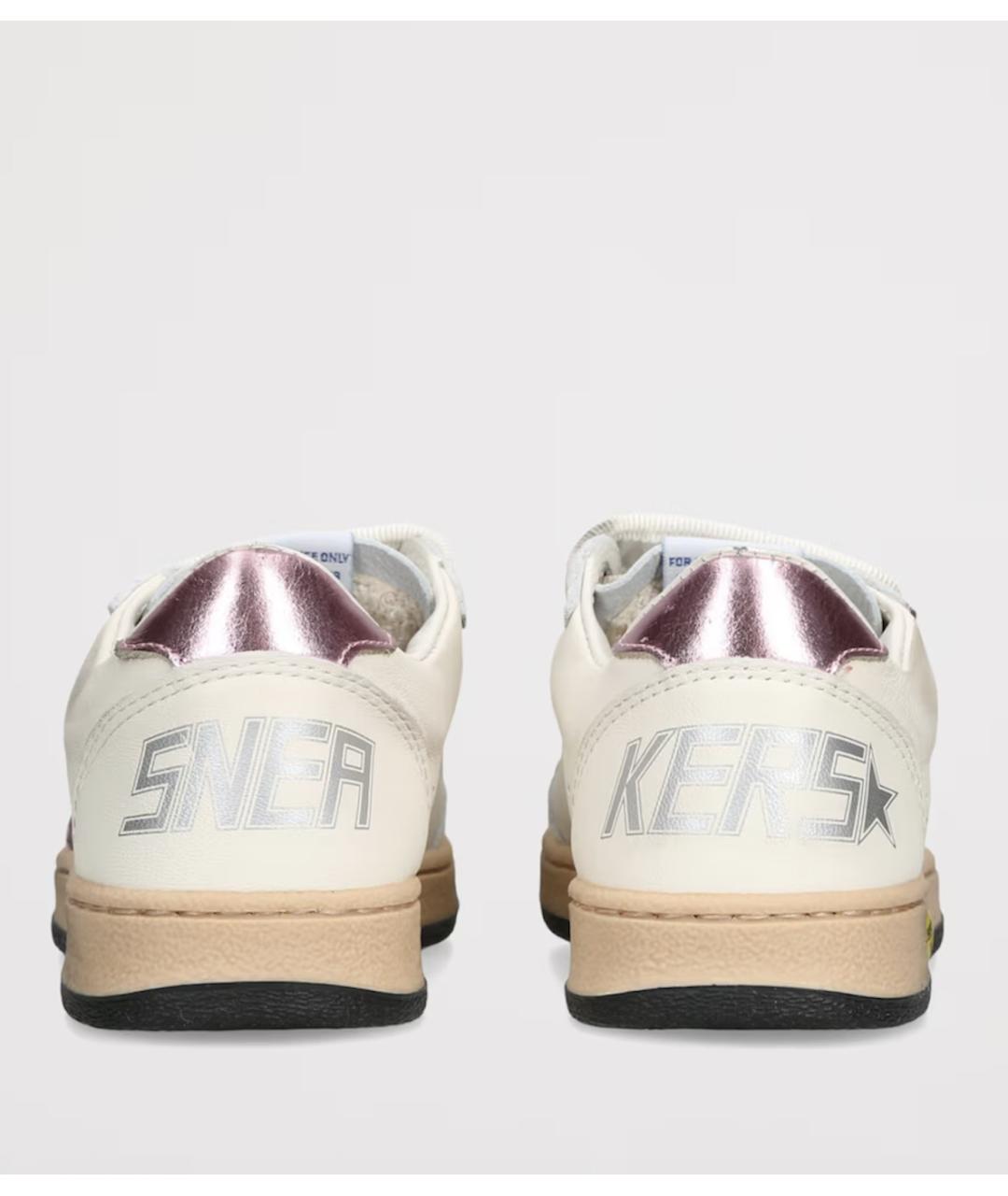 GOLDEN GOOSE Белые кожаные кеды, фото 5