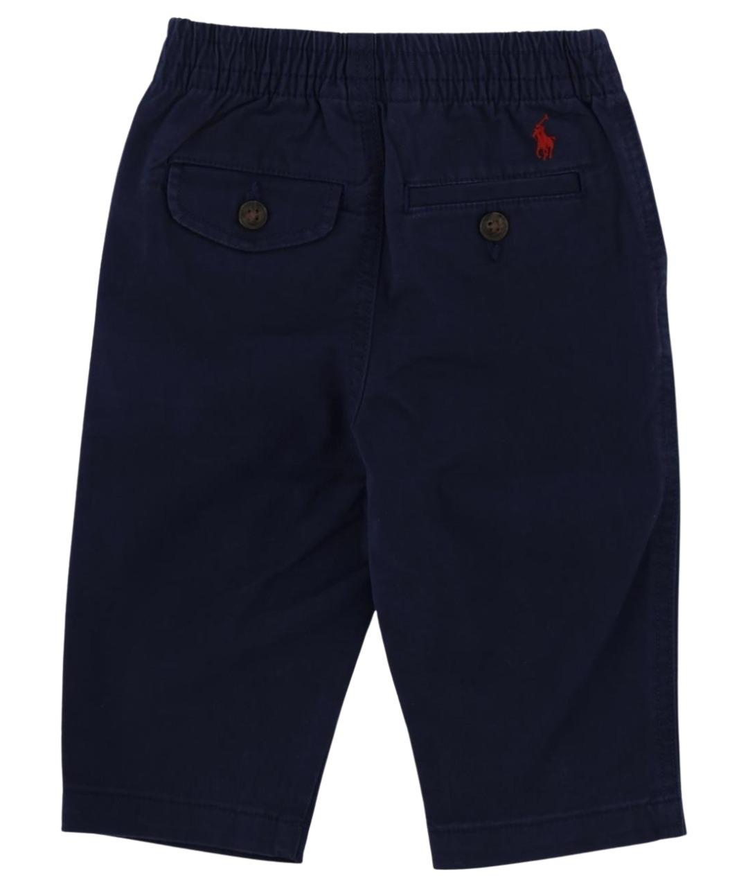 POLO RALPH LAUREN Синие хлопковые брюки и шорты, фото 2