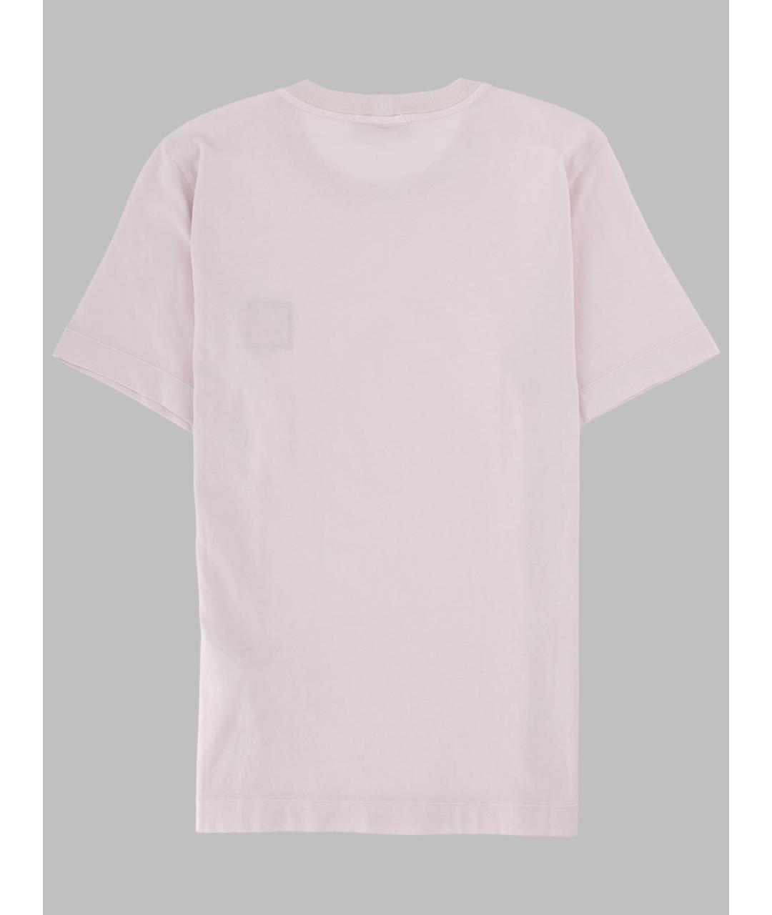 STONE ISLAND Розовая хлопковая детская футболка, фото 2