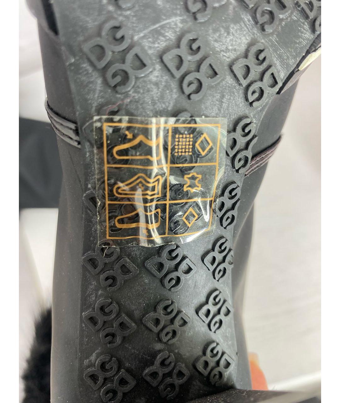 DOLCE&GABBANA Черные сапоги, фото 8