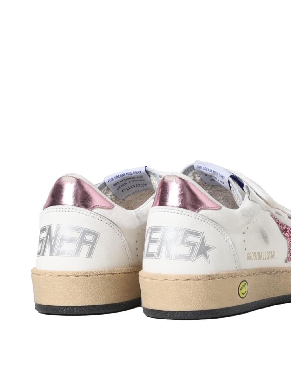 GOLDEN GOOSE Белые кожаные кеды, фото 5