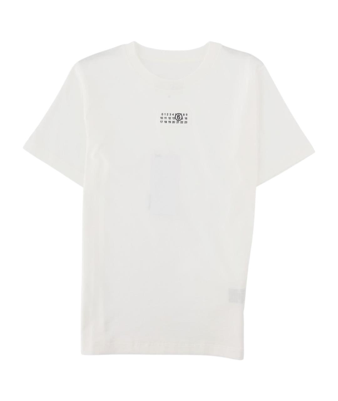 MM6 MAISON MARGIELA Белый хлопковый детская футболка / топ, фото 1