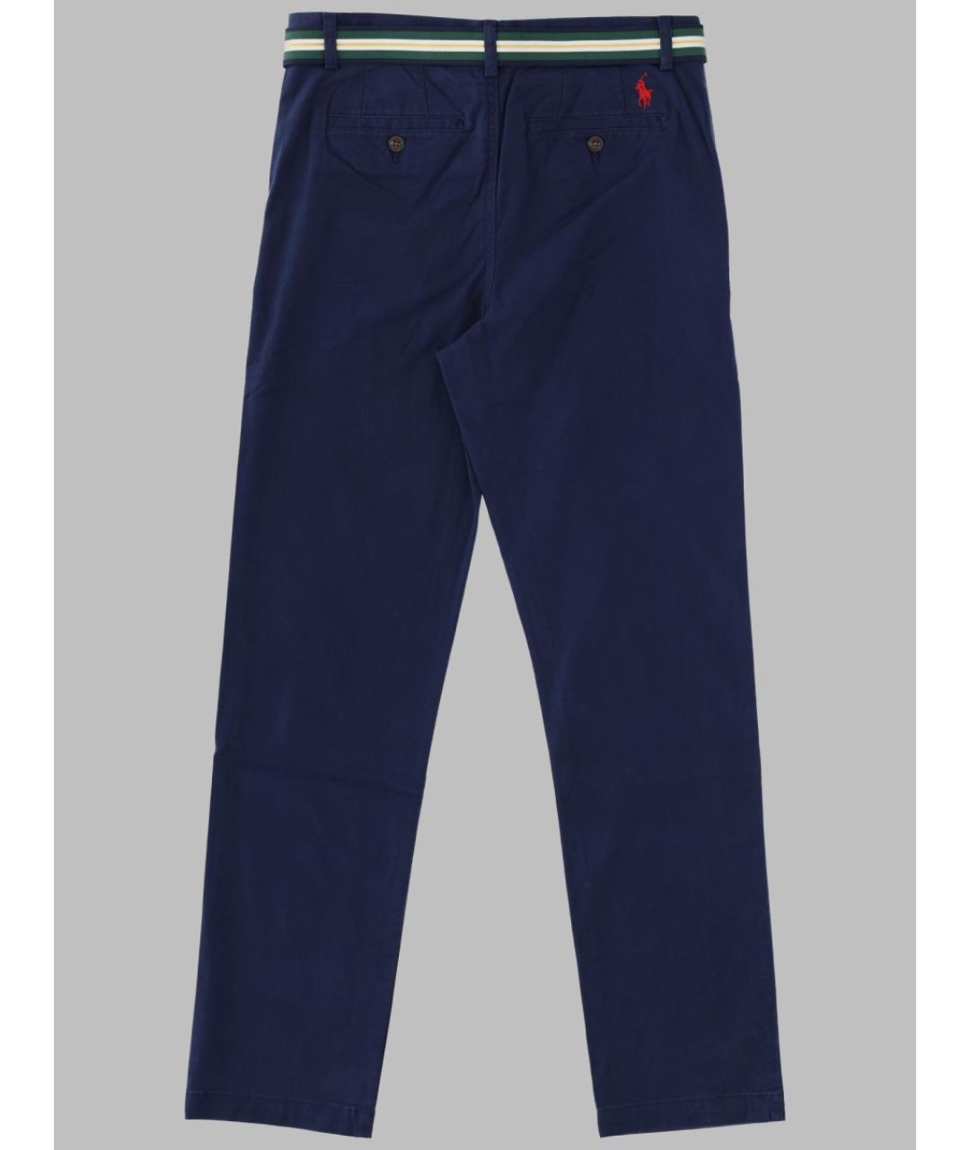 POLO RALPH LAUREN Синие хлопковые брюки и шорты, фото 2