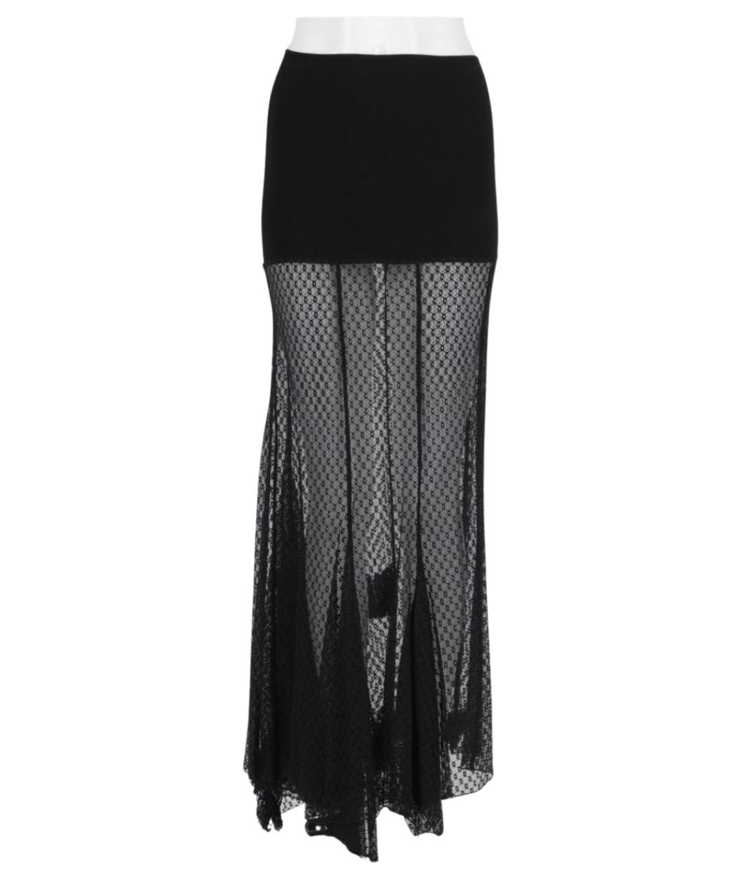 ISABEL MARANT Черная полиамидовая юбка макси, фото 3