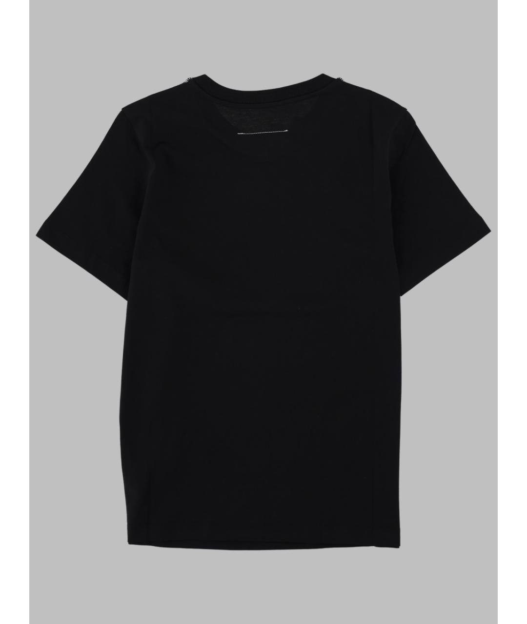 MM6 MAISON MARGIELA Черный хлопковый детская футболка / топ, фото 2
