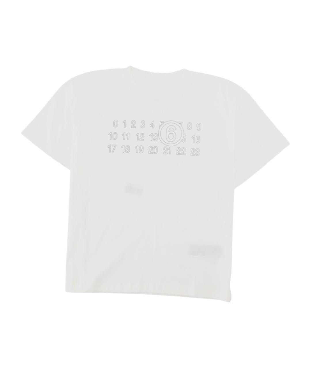 MM6 MAISON MARGIELA Белый хлопковый детская футболка / топ, фото 1