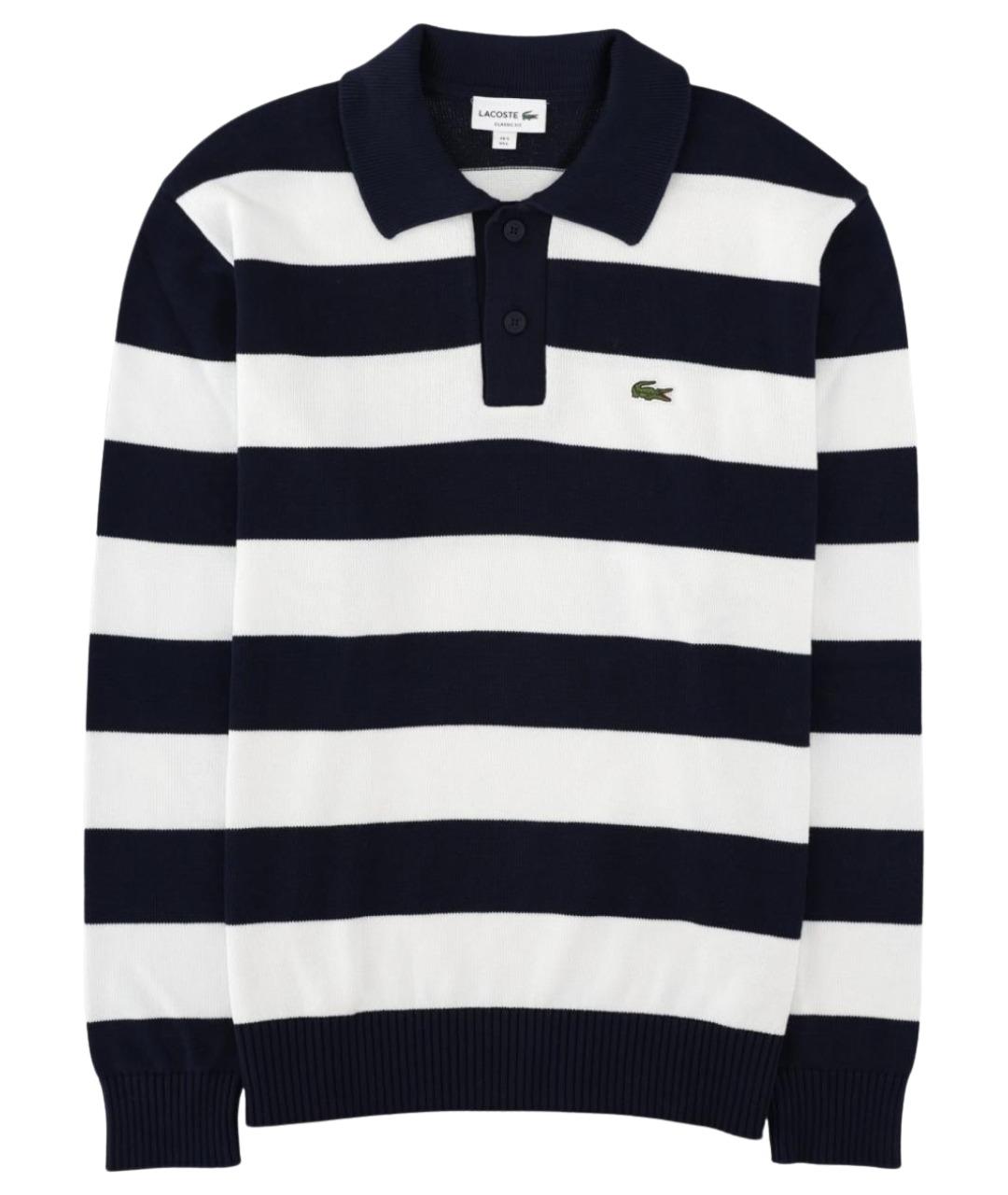 LACOSTE Синий хлопковый джемпер / свитер, фото 1