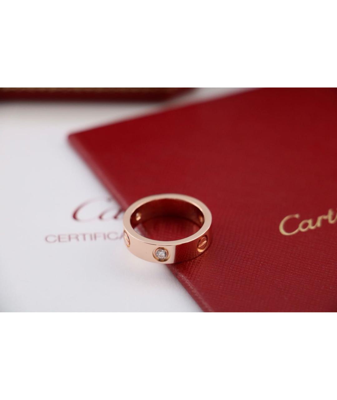 CARTIER Золотое кольцо из розового золота, фото 4