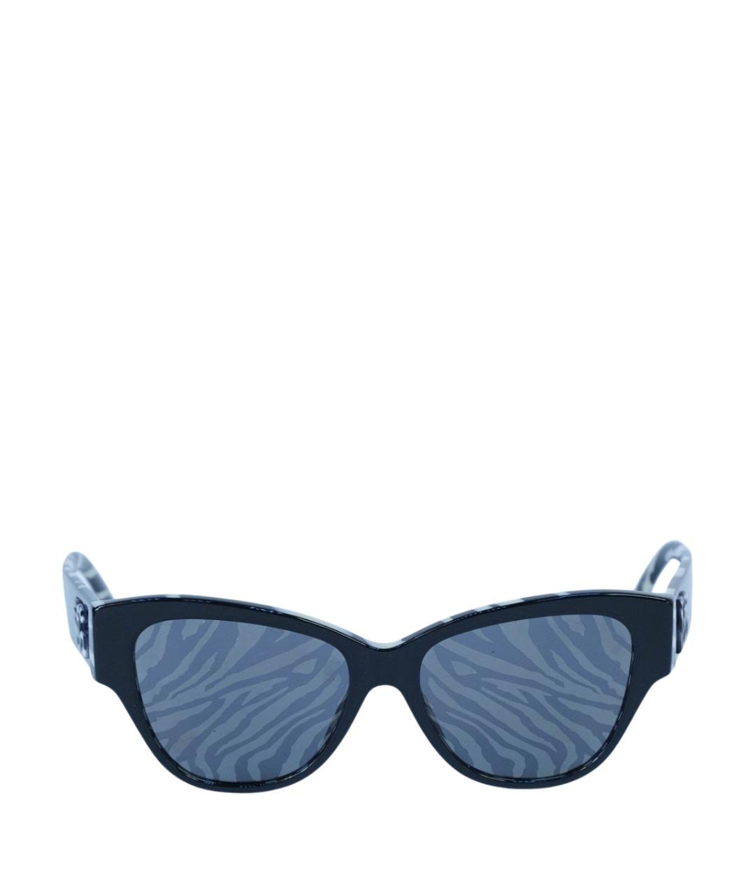 DOLCE&GABBANA Черные пластиковые солнцезащитные очки, фото 1