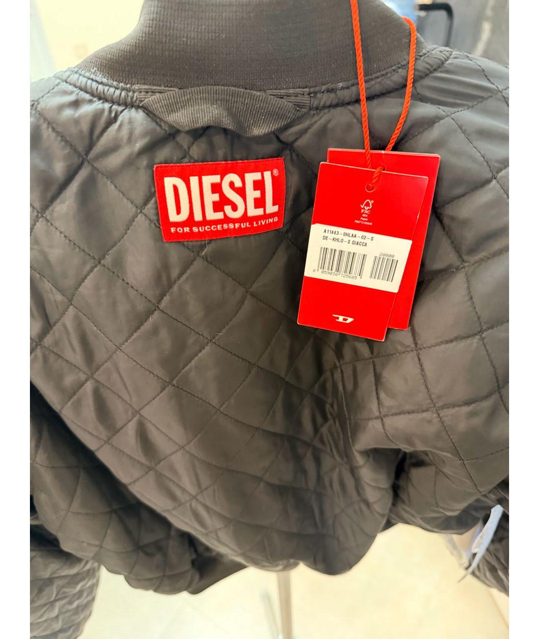 DIESEL Антрацитовая деним куртка, фото 3
