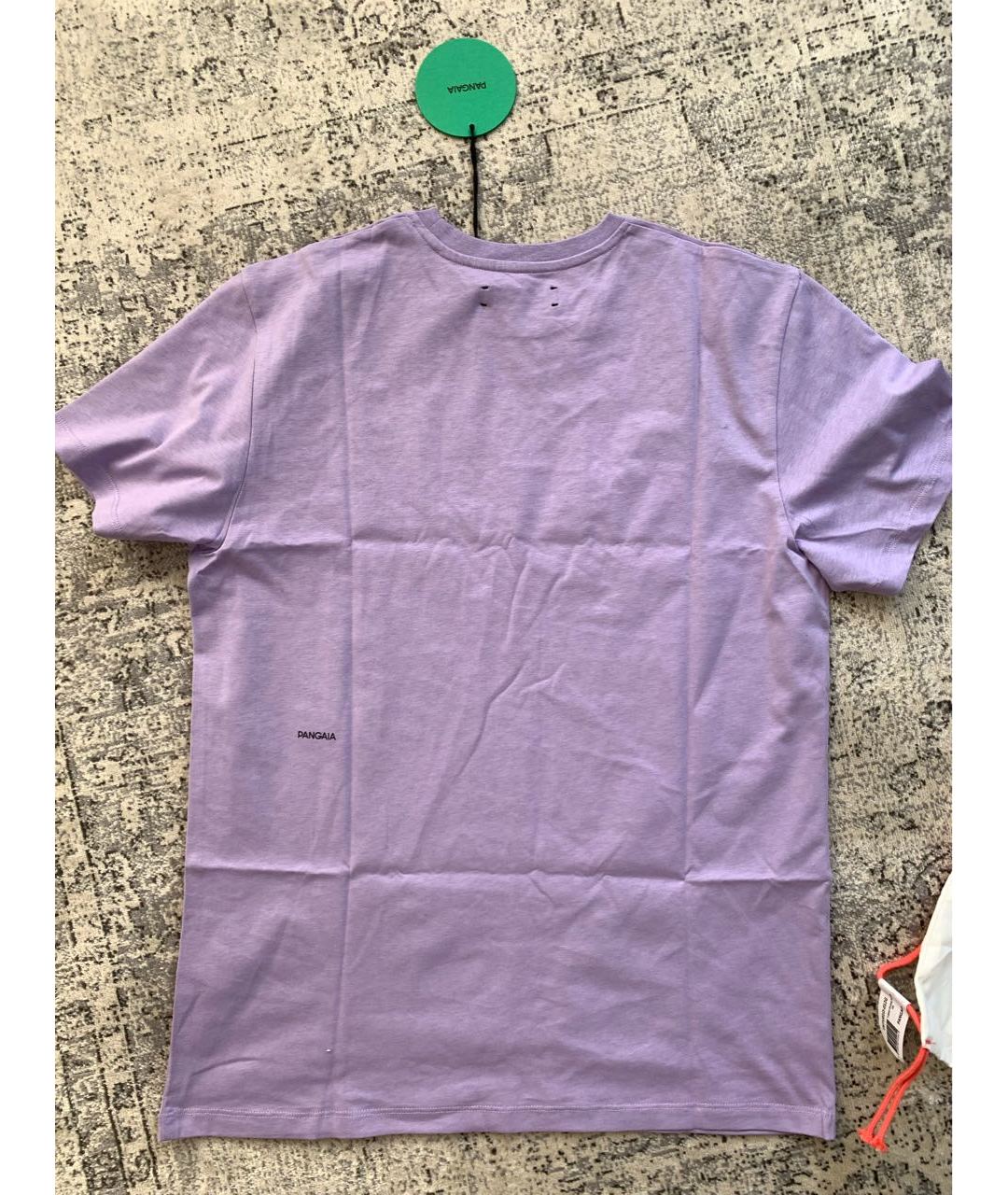 THE PANGAIA Фиолетовая хлопковая футболка, фото 2