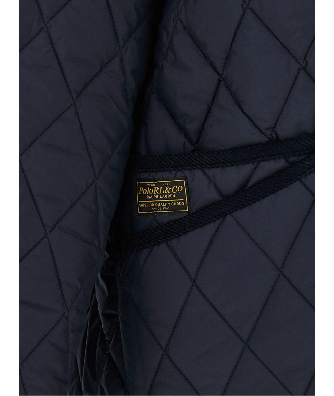 POLO RALPH LAUREN Темно-синяя полиэстеровая куртка, фото 5