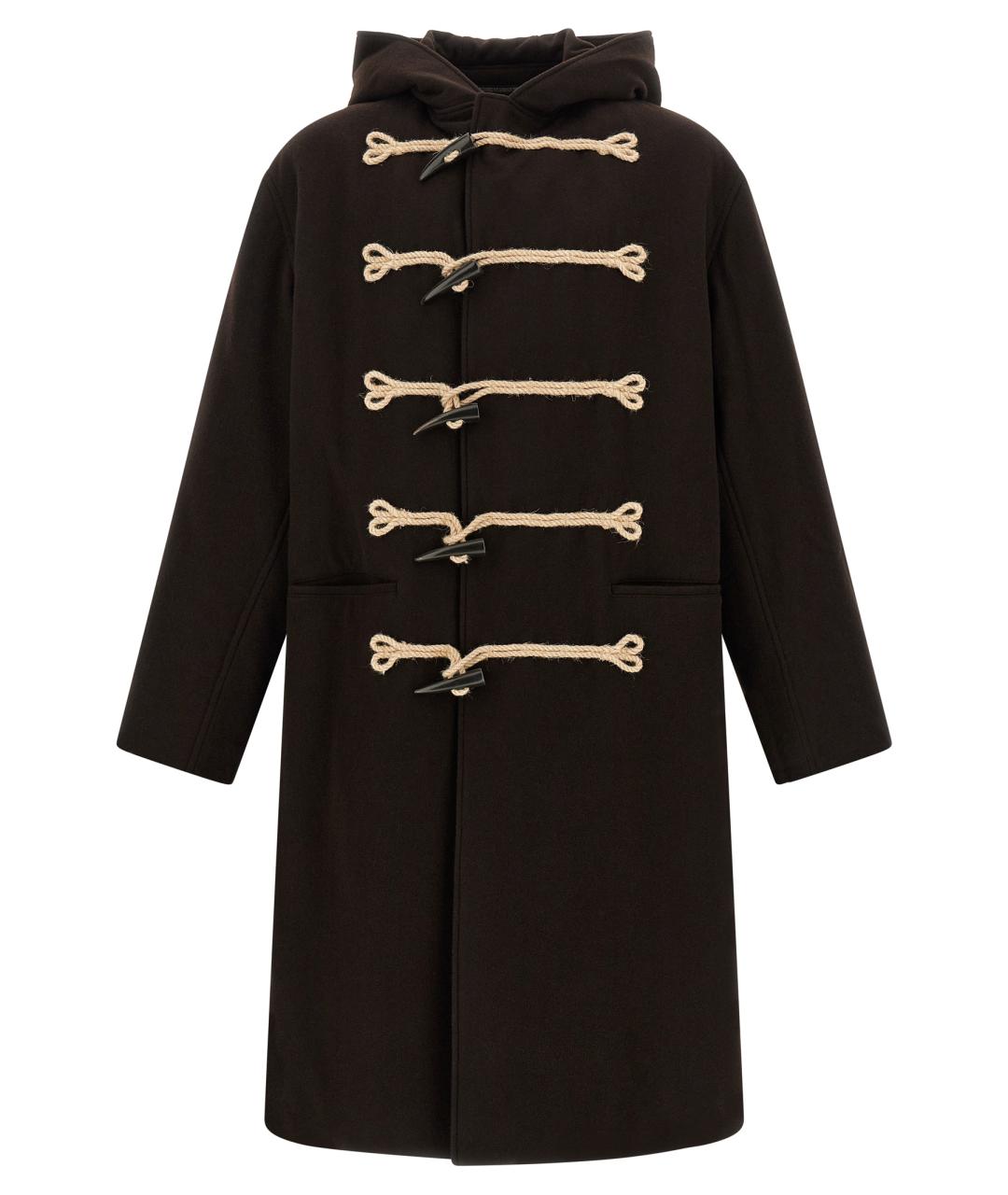 YOHJI YAMAMOTO Бордовое пальто, фото 1