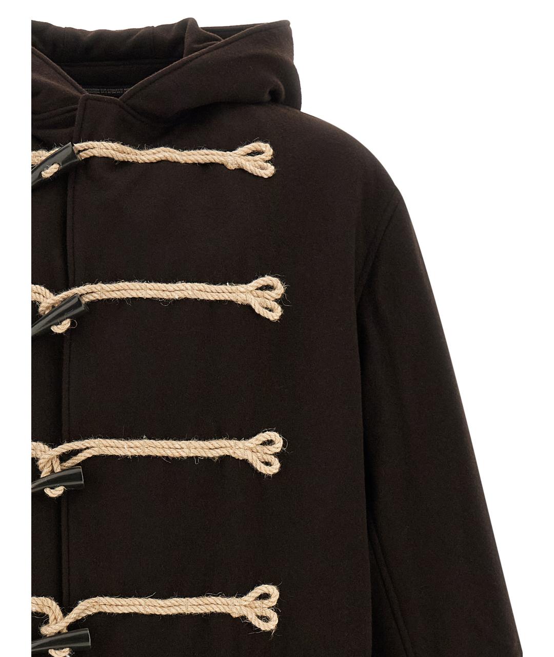 YOHJI YAMAMOTO Бордовое пальто, фото 3