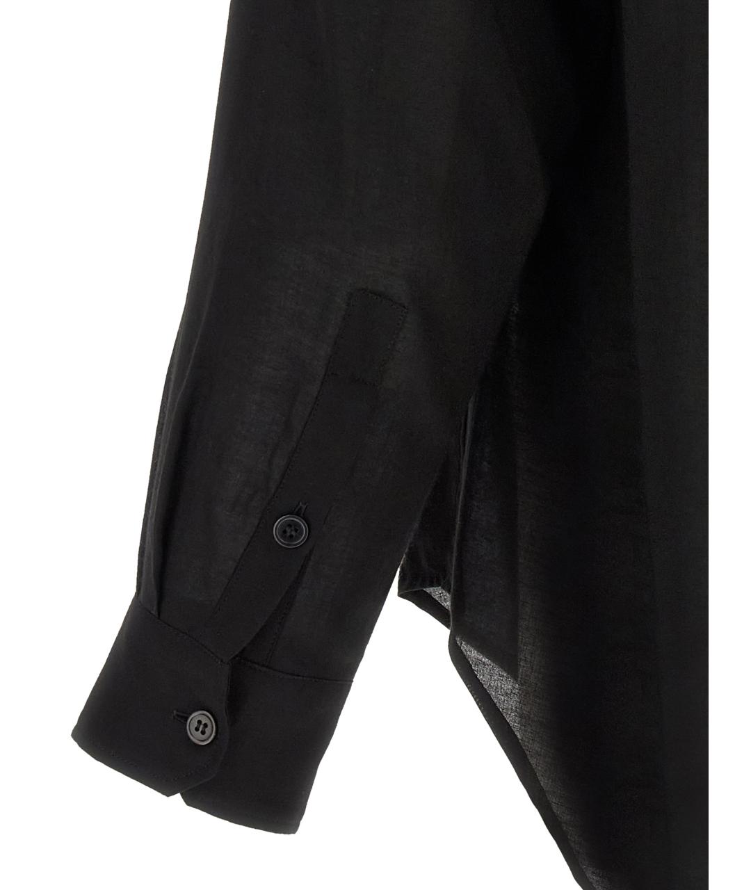 YOHJI YAMAMOTO Черная кэжуал рубашка, фото 4
