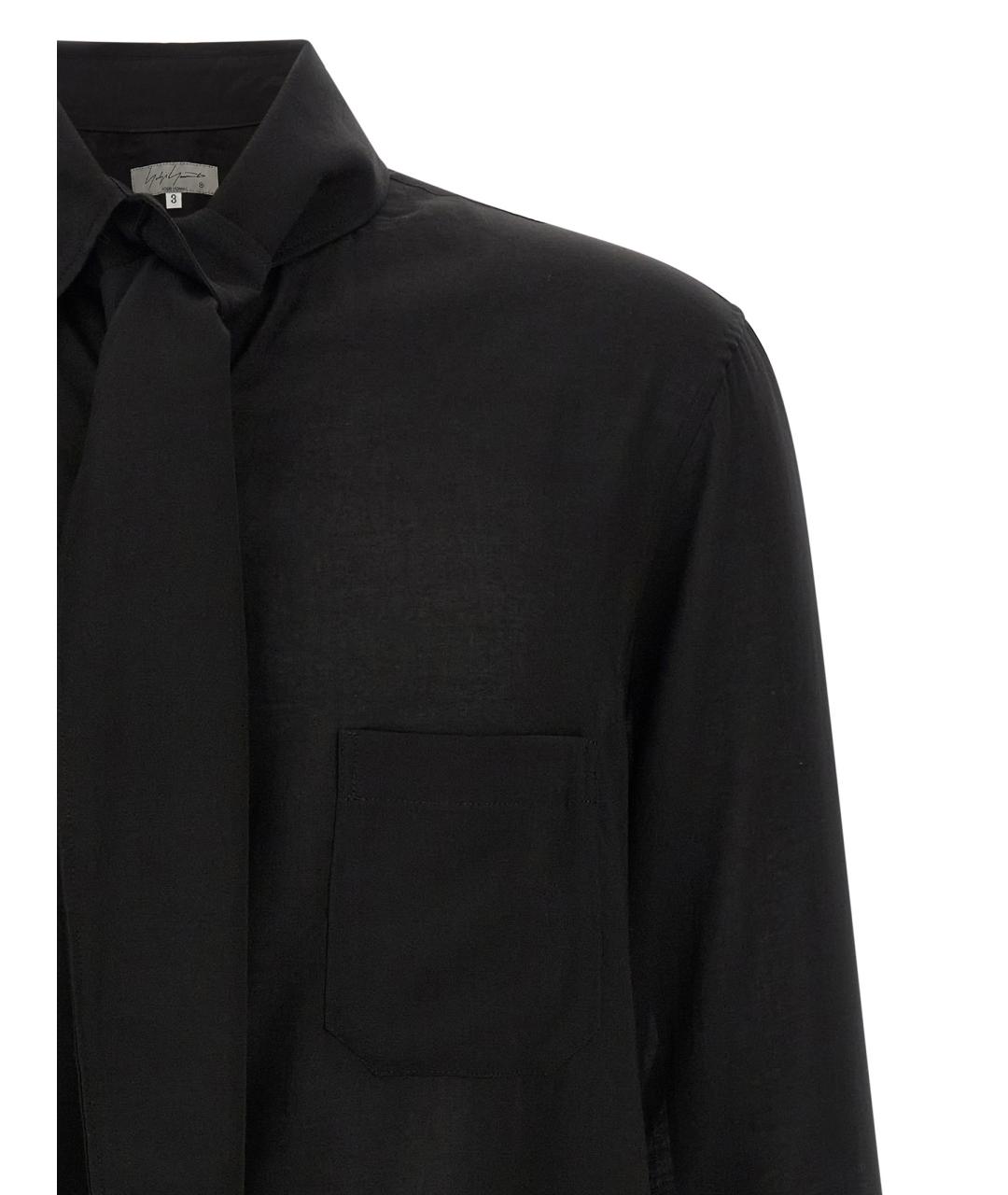 YOHJI YAMAMOTO Черная кэжуал рубашка, фото 3