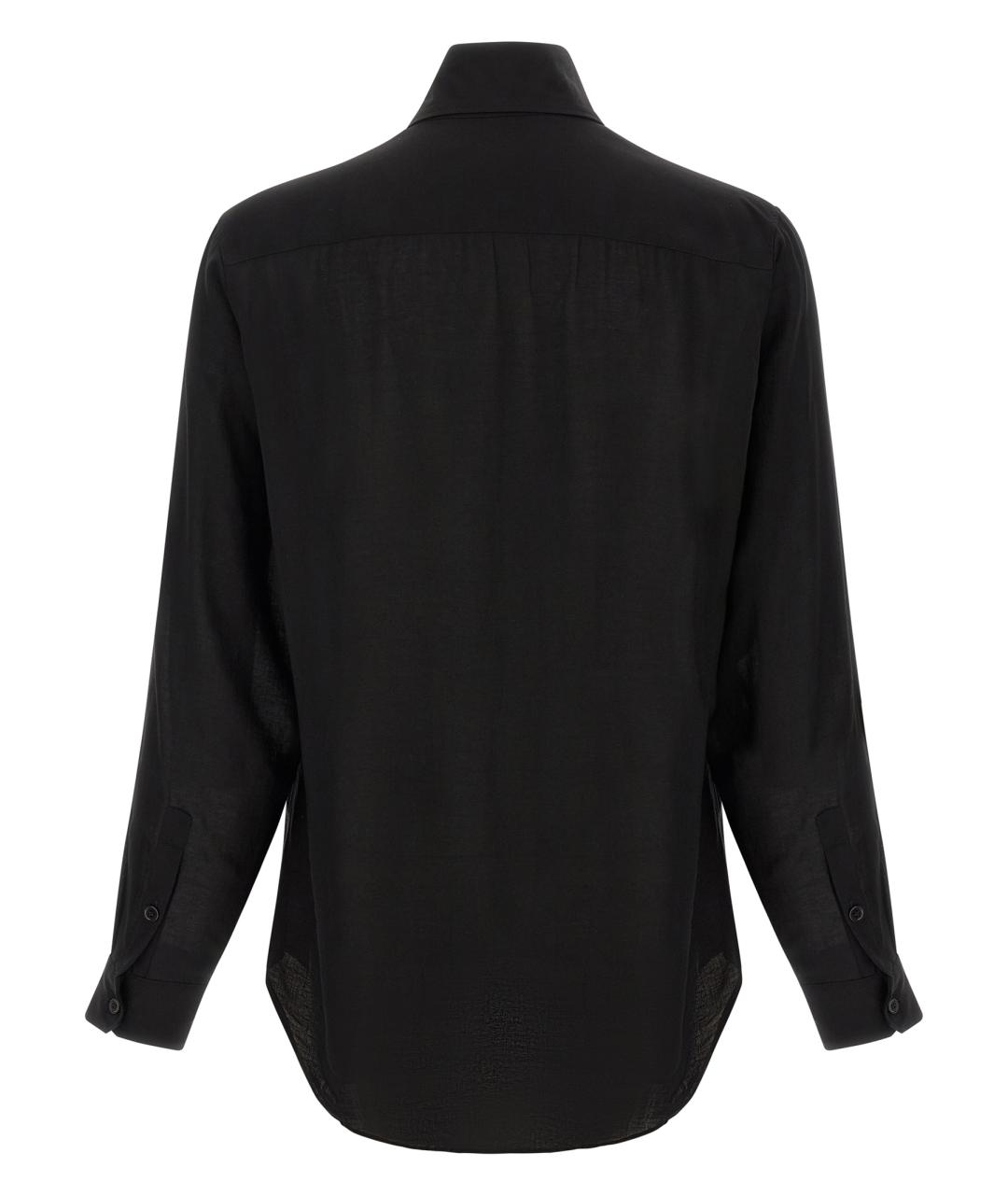 YOHJI YAMAMOTO Черная кэжуал рубашка, фото 2
