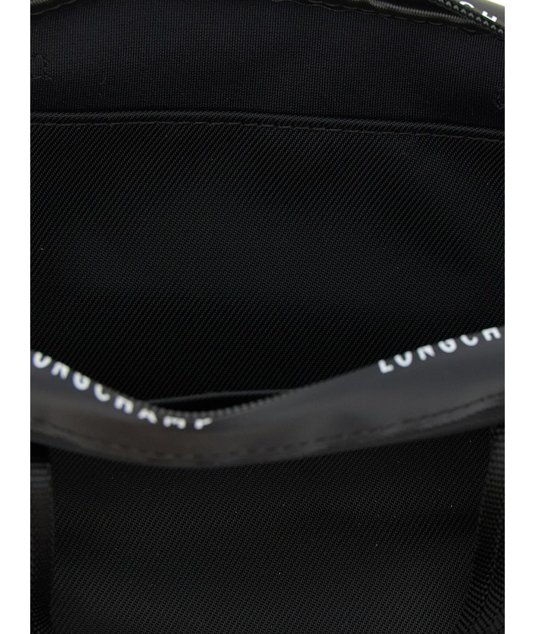 LONGCHAMP Черная нейлоновая сумка тоут, фото 4