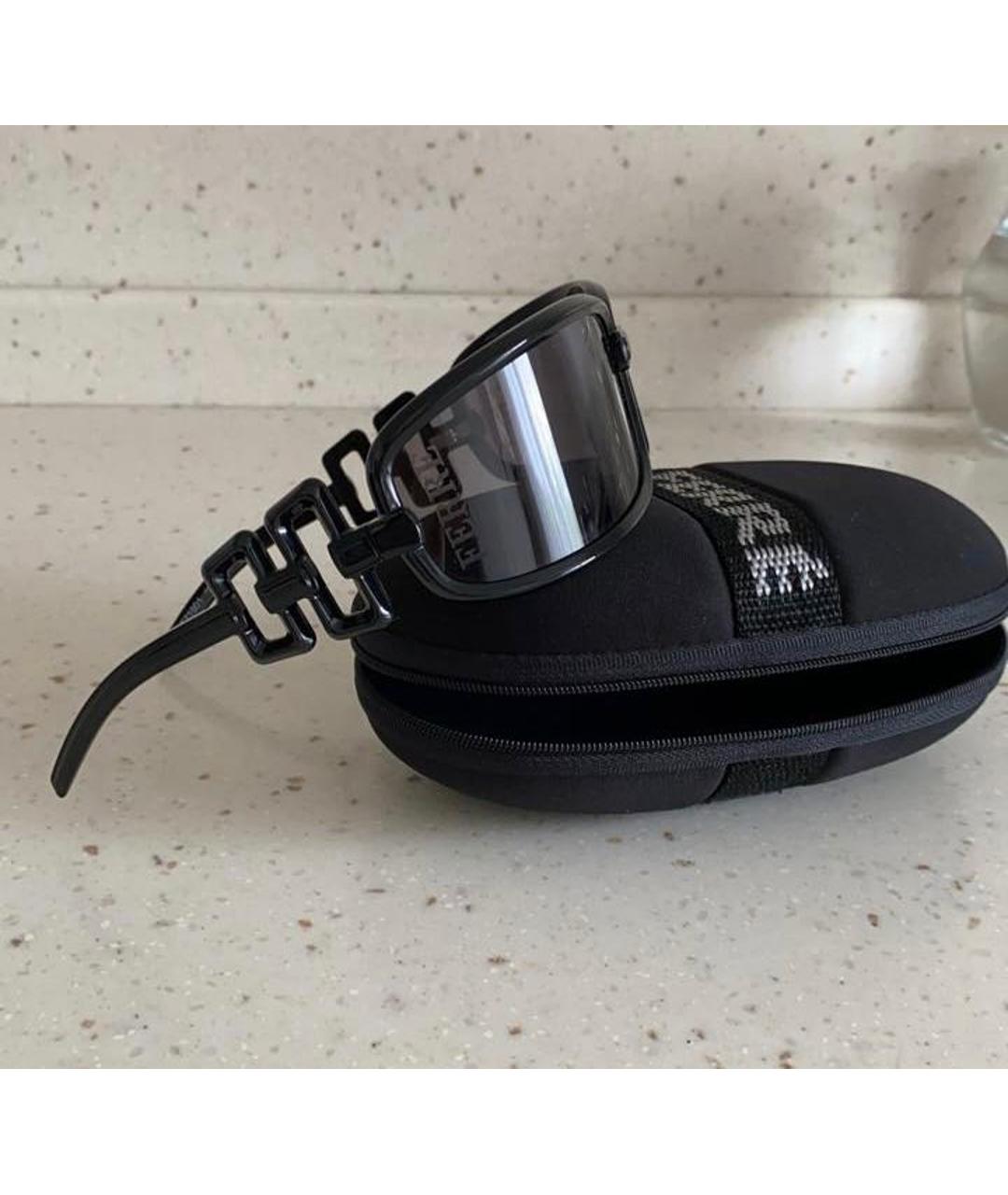 GIANFRANCO FERRE Черные пластиковые солнцезащитные очки, фото 2