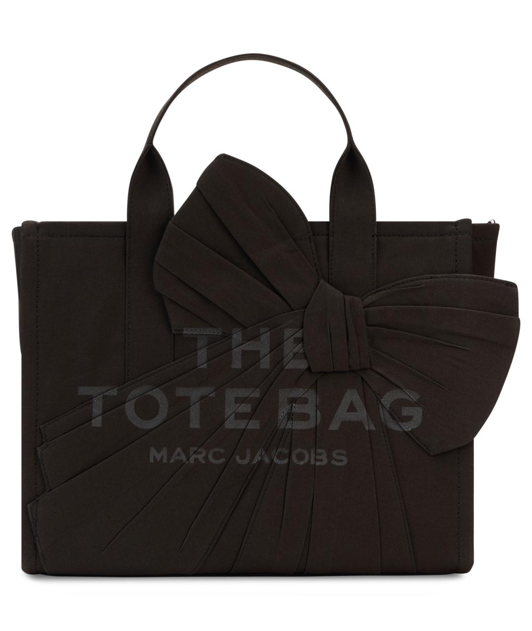 MARC JACOBS Черная хлопковая сумка тоут, фото 1
