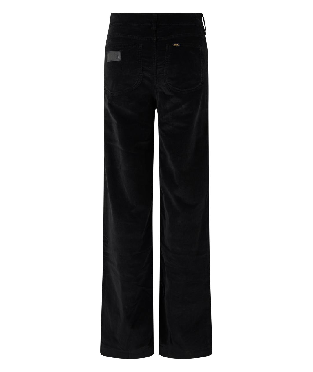 LOIS JEANS Черные хлопковые прямые брюки, фото 2