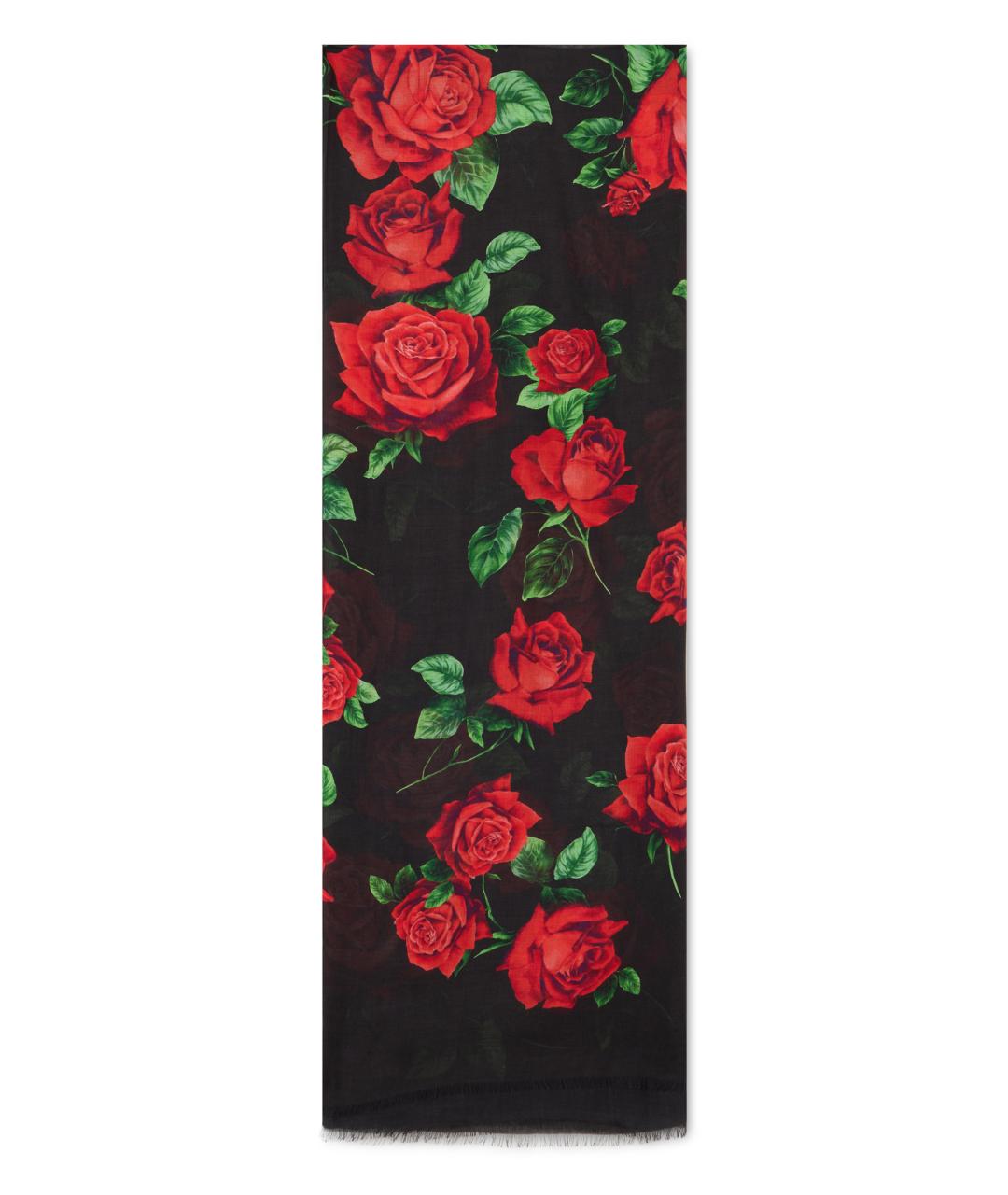 DOLCE&GABBANA Мульти кашемировый шарф, фото 1