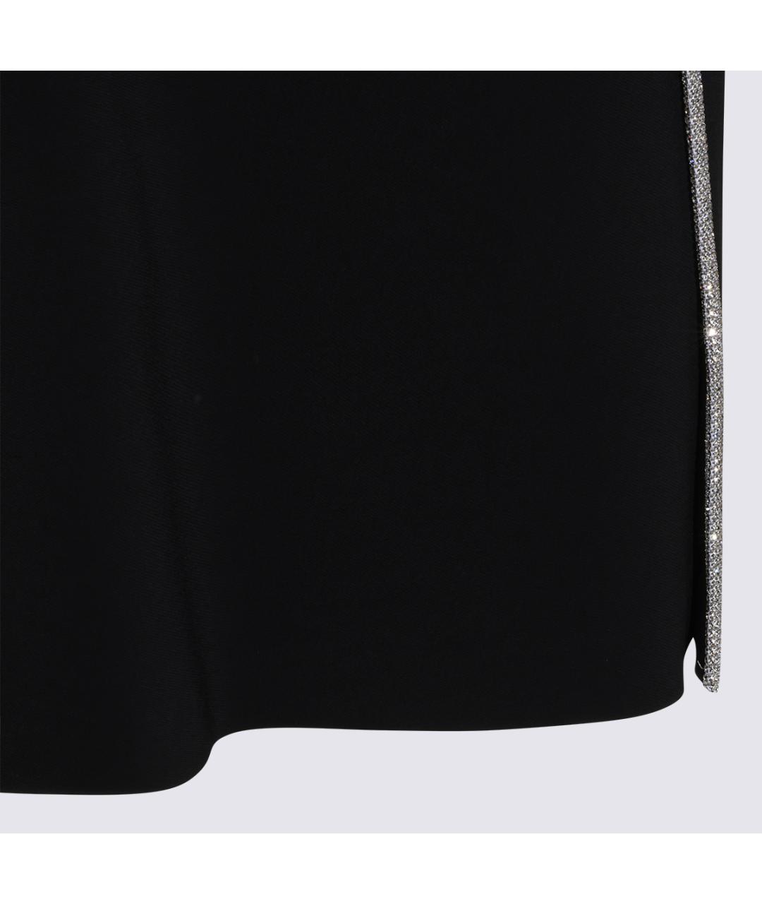 SPORTMAX Черное вискозное повседневное платье, фото 4