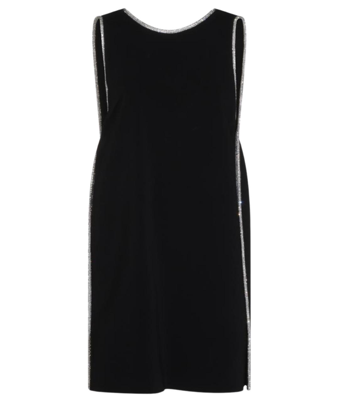SPORTMAX Черное вискозное повседневное платье, фото 1