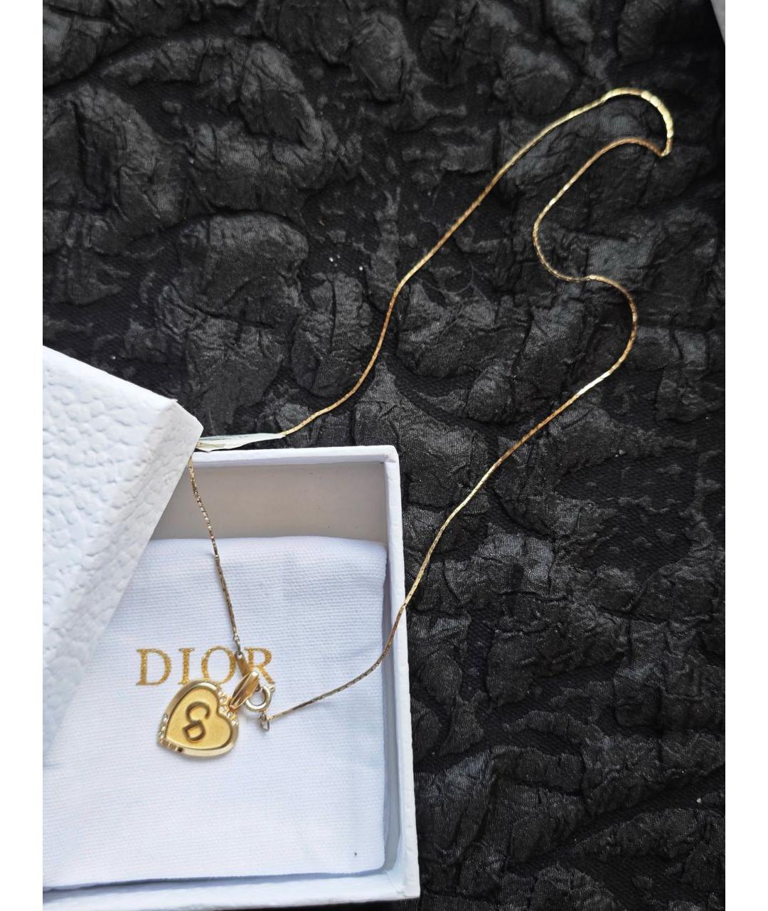 CHRISTIAN DIOR Золотое колье, фото 4