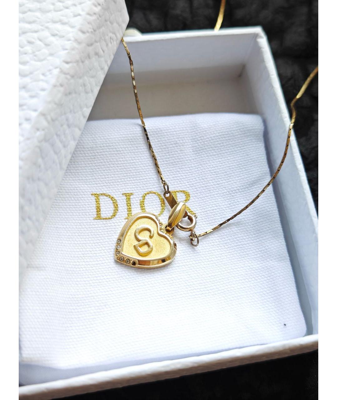 CHRISTIAN DIOR Золотое колье, фото 2