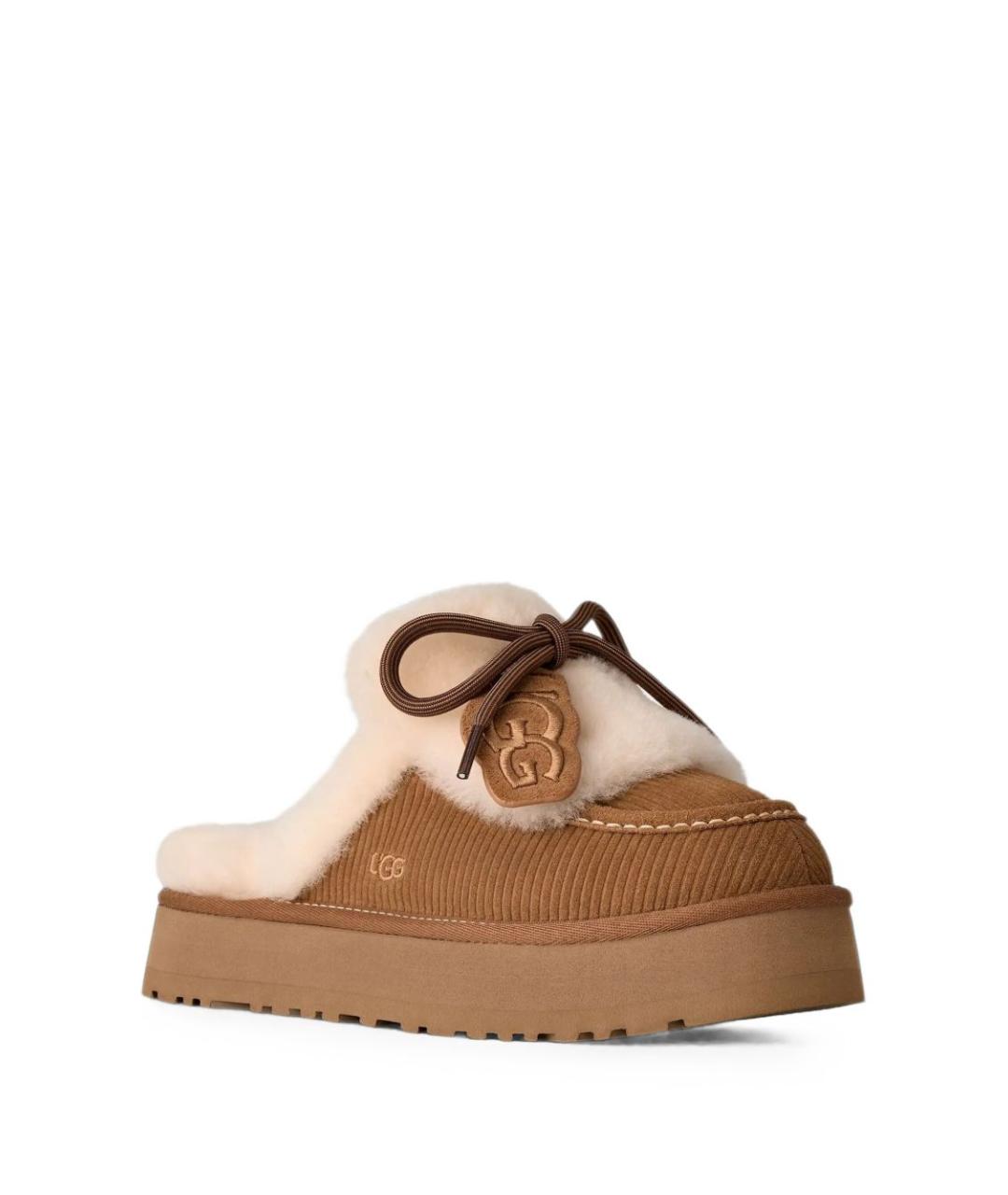 UGG Коричневые замшевые сабо, фото 2