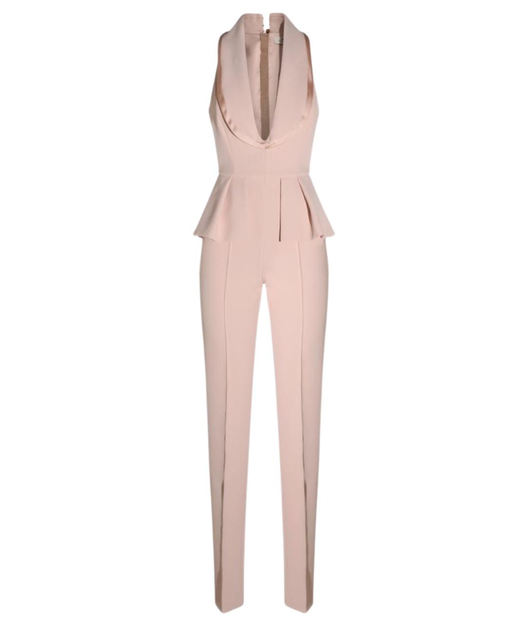 ELISABETTA FRANCHI Розовый синтетический комбинезон, фото 1