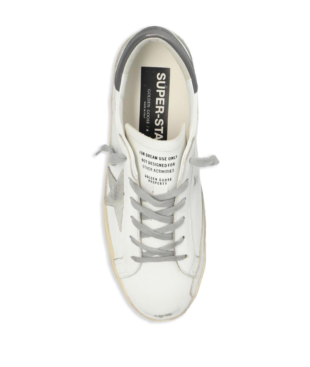 GOLDEN GOOSE Белые кожаные кеды, фото 5