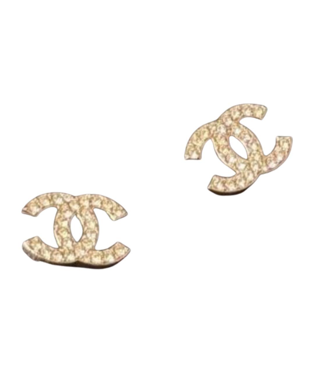 CHANEL Золотые серьги, фото 1