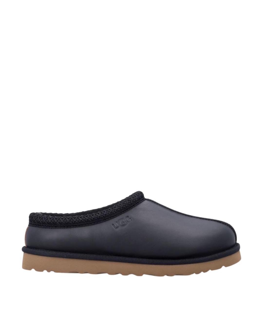 UGG Черные кожаные низкие ботинки, фото 1
