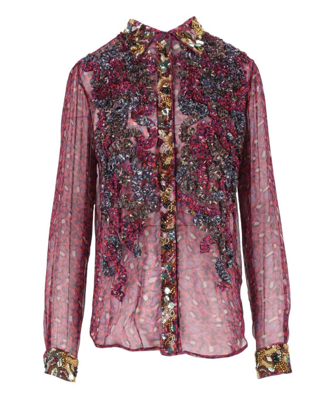 DRIES VAN NOTEN Мульти вискозная рубашка, фото 1