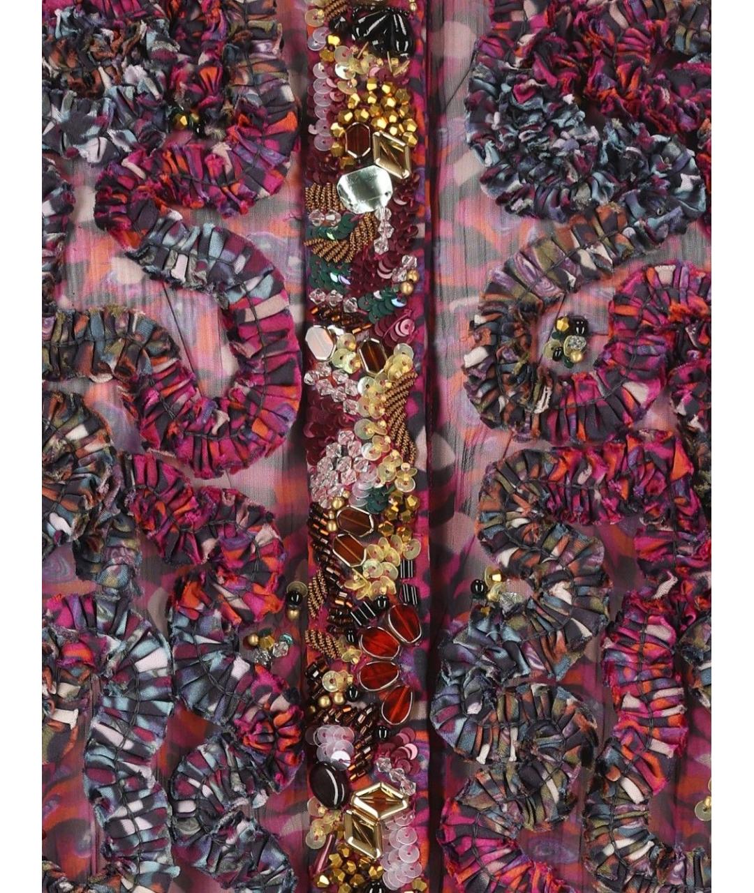 DRIES VAN NOTEN Мульти вискозная рубашка, фото 4