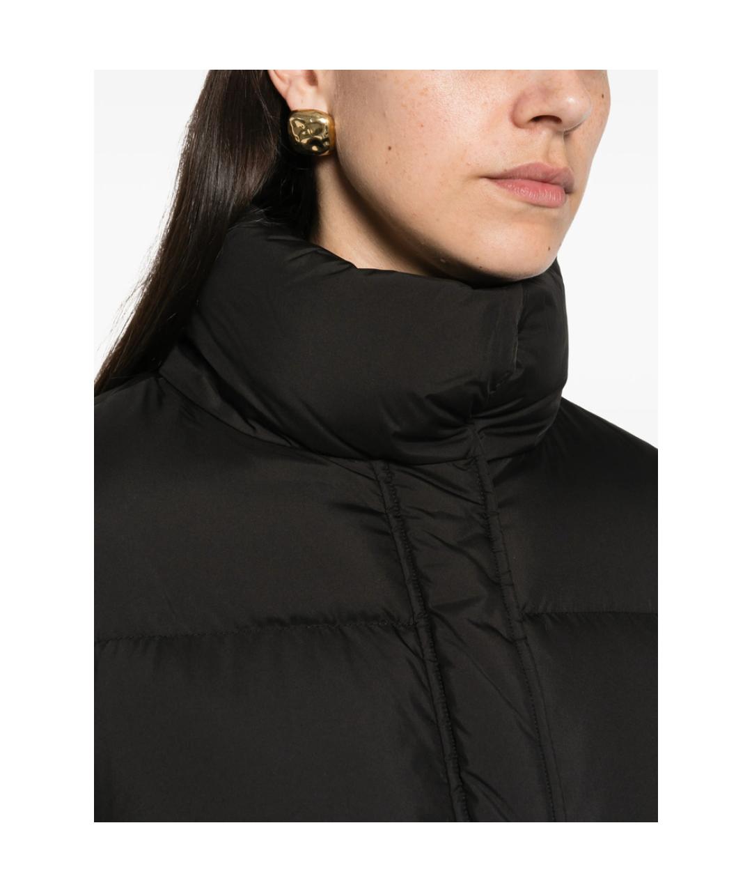 MAX MARA STUDIO Черная нейлоновая куртка, фото 4